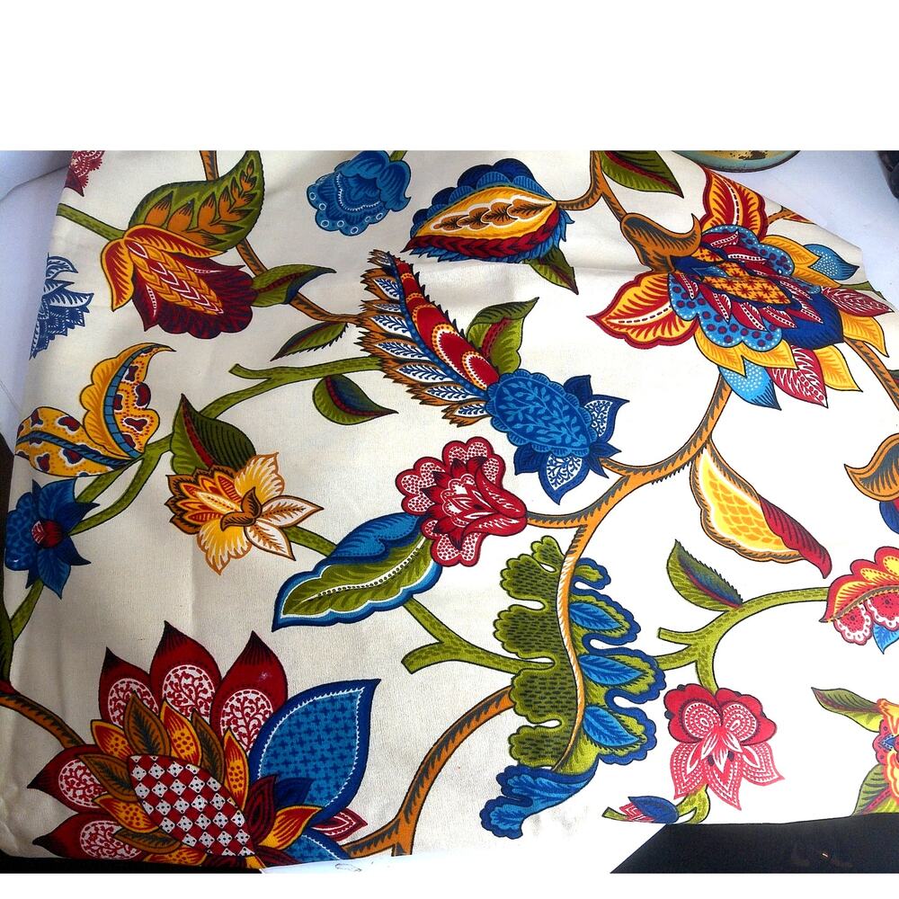 Vintage Waverly Screen Print Fabric Rambouillet The Place Vedome Collection